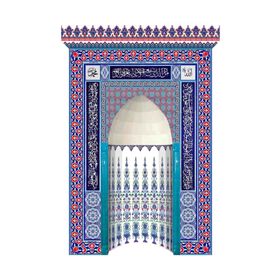 Armada Çini 180x290 Mescit Mihrap Cami Mihrapları