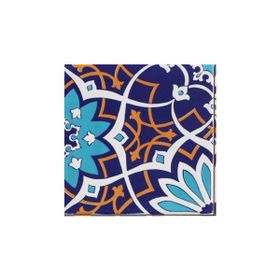 Armada Çini 20x20 cm AC 60 Kütahya Cami Çinisi İznik Desenli Çiçek Seramik Çini Karo