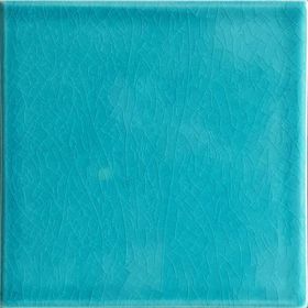 Armada Çini 20x20 cm Düz Turkuaz Çini Seramik Karo