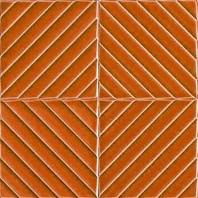 Armada Çini 20x20 cm Linea Karamel Modern Desenli Çini Seramik Karo