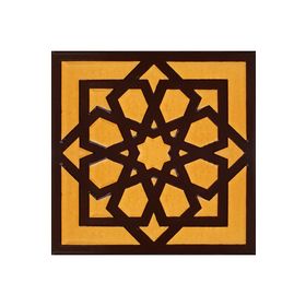 Armada Çini 20x20 cm SP 101 Kabartmalı Türk Yıldızı Kütahya İznik Çini Deseni Modelleri