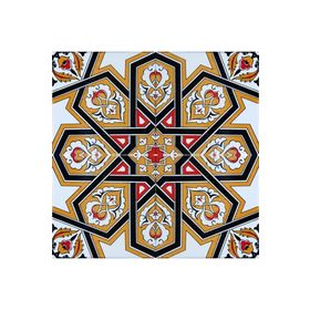Armada Çini 20x20 cm SP 72 Sarı Türk-Türkmen Yıldızı Desenli Kütahya İznik Çini Karo Seramik