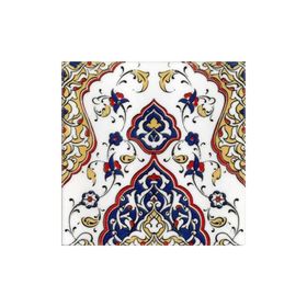 Armada Çini 20x20 cm SP 79 Kütahya Cami Çinisi Osmanlı Desenli Seramik Çini Karo