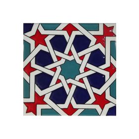 Armada Çini 20X20 cm SP 88 Kütahya Cami Çinisi Selçuklu Desenli Seramik Çini Karo