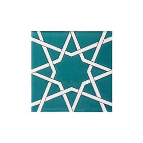 Armada Çini 20x20 cm SP 94 Yıldız Kütahya Cami Çinisi Selçuklu Desenli Seramik Çini Karo
