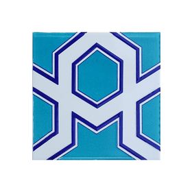 Armada Çini 20x20 cm SP 98-v Yıldız Desenli Kütahya İznik Çini Karo Seramik Fayans Modeli