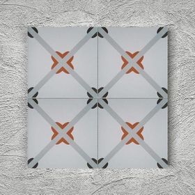 Armada Çini 20x20 Papatya Porselen Yer Çinisi