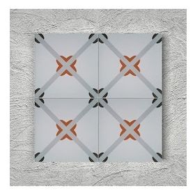 Armada Çini 20x20 Papatya Porselen Yer Çinisi