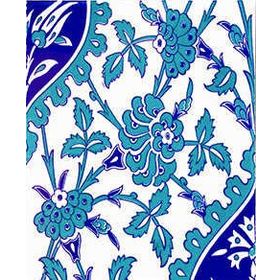 Armada Çini 20X25 cm AC 1042 Kütahya Cami Çinisi İznik Desenli Seramik Çini Karo