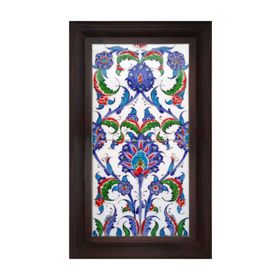 Armada Çini 20X40 Cm Ed 151 Göbekli Eldekoru Çini Pano