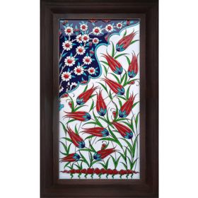 Armada Çini 20X40 Cm Ed 152 Lalezar Eldekoru Çini Pano