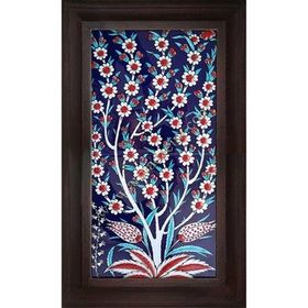Armada Çini 20X40 Cm Ed 153 Hayat Ağacı Eldekoru Çini Pano