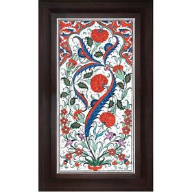 Armada Çini 20X40 Cm Ed 161 Saksılı Eldekoru Çini Pano