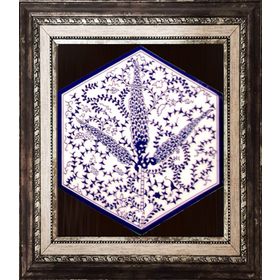 Armada Çini 21X23 cm AL 07 Altıgen Çini Desen İznik Karo Seramik