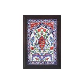 Armada Çini 40X60 Cm Ed 507 Kırmızı Göbekli Eldekoru Çini Pano