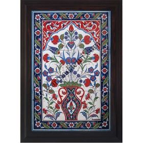 Armada Çini 40X60 Cm Ed 511 Saksılı Eldekoru Çini Pano