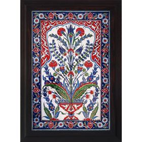 Armada Çini 40X60 Cm Ed 511 Saksılı Eldekoru Çini Pano