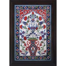 Armada Çini 40X60 Cm Ed 511 Saksılı Eldekoru Çini Pano
