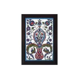 Armada Çini 40X60 Cm Ed 518 Saksılı Hançerli Eldekoru Çini Pano
