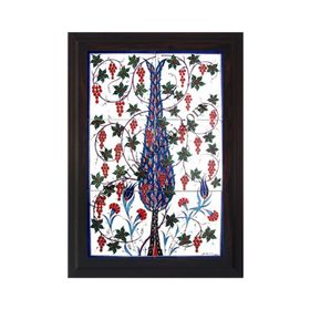 Armada Çini 40X60 Cm Ed 519 Tek Selvi Eldekoru Çini Pano