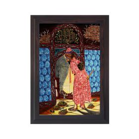 Armada Çini 40x60 Cm ED 617 Kaplumbağa Terbiyecisi Çini Pano