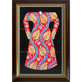 Armada Çini 40x60 Cm ED 652 Laleli Kaftan Çini Pano
