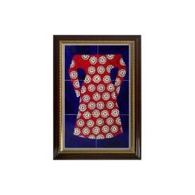 Armada Çini 40x60 Cm ED 654 Kırmızı Dönence Kaftan Çini Pano