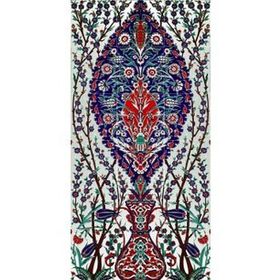Armada Çini 60X100 cm Ed 620 Çift Hayatağacı Eldekoru Çini Pano