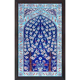 Armada Çini 60X100 Cm Ed 622 Kobalt Hayatağacı Çini Pano