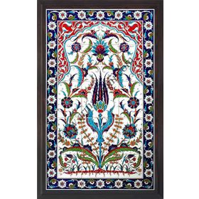 Armada Çini 60X100 Cm Ed 624 Hançerli Eldekoru Çini Pano