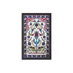Armada Çini 60X100 Cm Ed 624 Hançerli Eldekoru Çini Pano