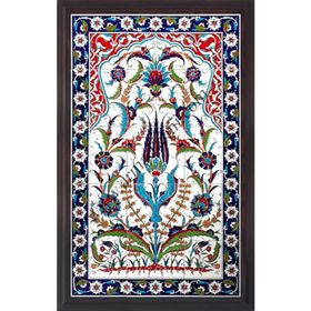 Armada Çini 60X100 Cm Ed 624 Hançerli Eldekoru Çini Pano