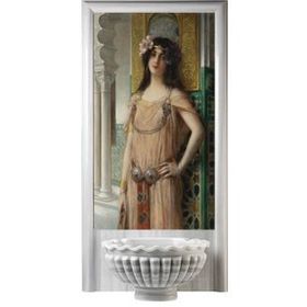 Armada Çini 60x100 Osmanlı Türk Hamamı Rum Güzeli Digital Baskı