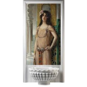 Armada Çini 60x100 Osmanlı Türk Hamamı Rum Güzeli Digital Baskı