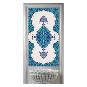 Armada Çini 60x120 cm Koçer Serigraf Türk Hamamı İznik Çini Pano