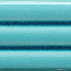 Armada Çini 7x21 cm Bambu Turkuaz Desenli Çini Seramik Karo