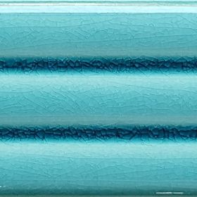 Armada Çini 7x21 cm Bambu Turkuaz Desenli Çini Seramik Karo