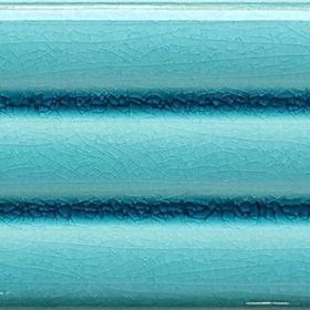 Armada Çini 7x21 cm Bambu Turkuaz Desenli Çini Seramik Karo