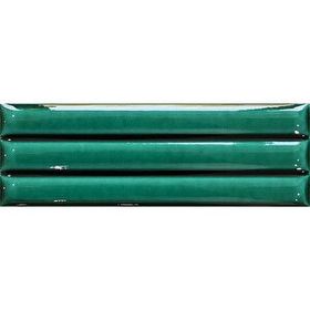 Armada Çini 7x21 cm Bambu Yeşil Desenli Çini Seramik Karo