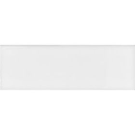 Armada Çini 7x21 cm Düz Beyaz Desenli Çini Seramik Karo