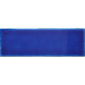 Armada Çini 7x21 cm Düz Kobalt Desenli Çini Seramik Karo