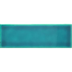 Armada Çini 7x21 cm Düz Turkuaz Desenli Çini Seramik Karo