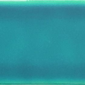 Armada Çini 7x21 cm Düz Turkuaz Desenli Çini Seramik Karo