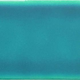 Armada Çini 7x21 cm Düz Turkuaz Desenli Çini Seramik Karo