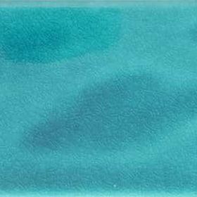 Armada Çini 7x21 cm Gölgeli Turkuaz Desenli Çini Seramik Karo