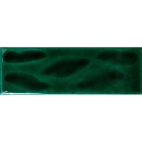 Armada Çini 7x21 cm Gölgeli Yeşil Desenli Çini Seramik Karo