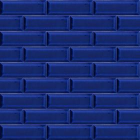Armada Çini 7x21 cm Metro Kobalt Desenli Çini Seramik Karo