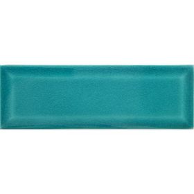 Armada Çini 7x21 cm Metro Turkuaz Desenli Çini Seramik Karo