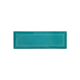 Armada Çini 7x21 cm Metro Turkuaz Desenli Çini Seramik Karo