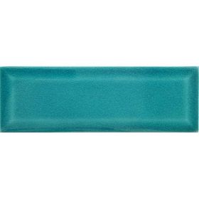 Armada Çini 7x21 cm Metro Turkuaz Desenli Çini Seramik Karo